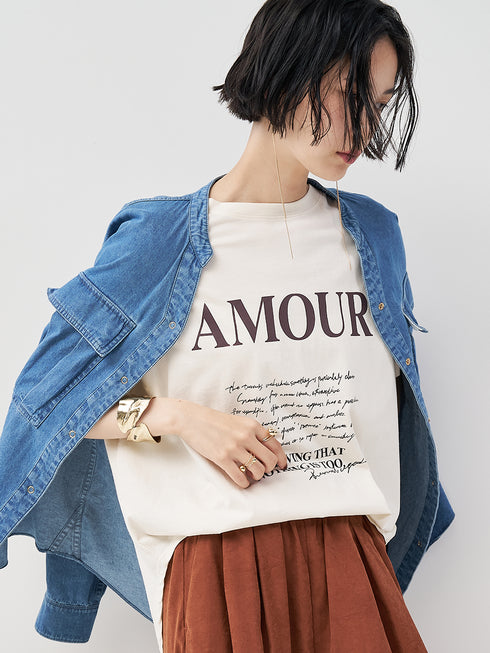 【 予約:8月上旬 】ラフスケッチ”AMOUR”T /8454-103KK